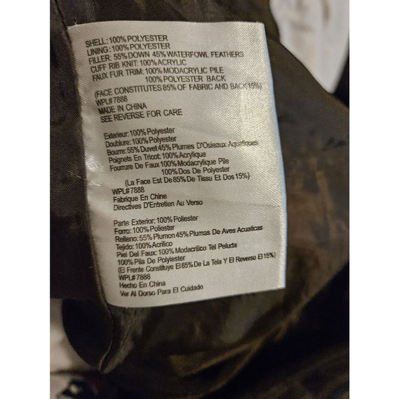 Michael Kors Puffer Down Coat Jacket Women's Size Large Brown Long - Picture 8 of 12